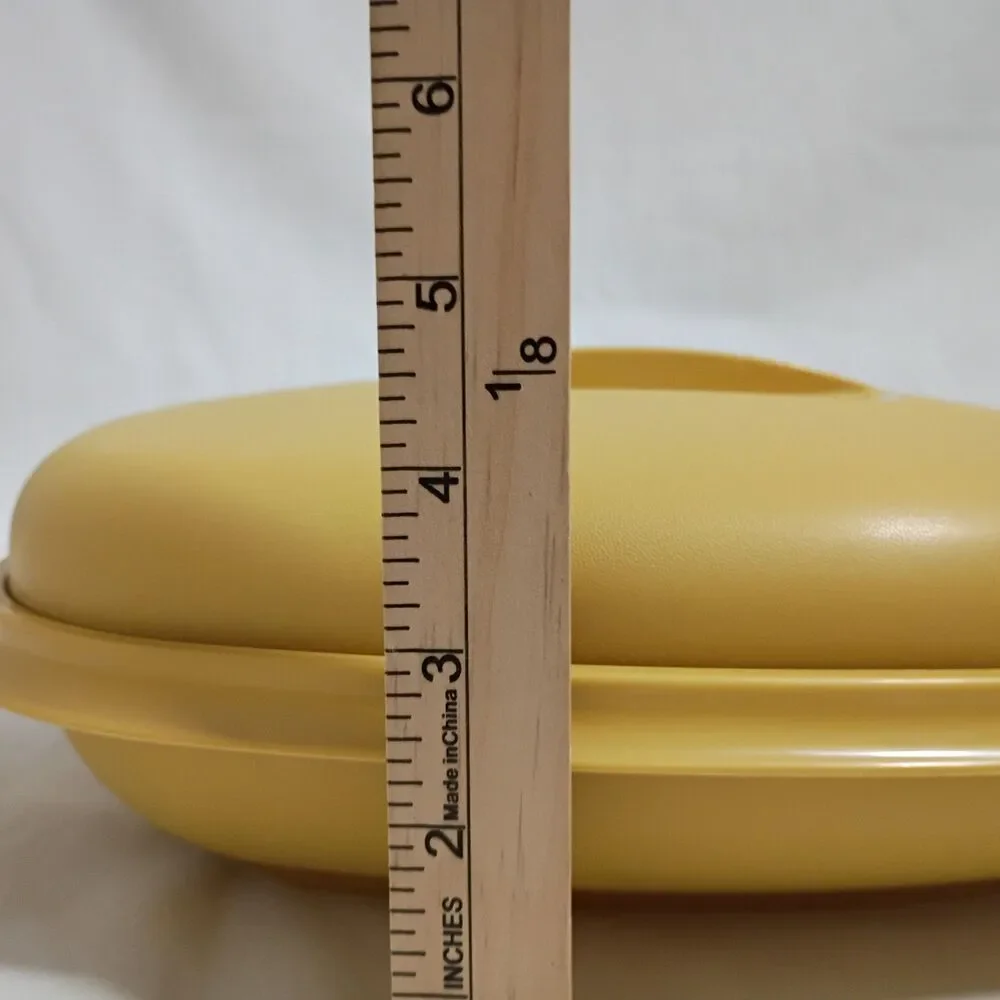 Vintage Tupperware Harvest Gold Steamer 3 Pc Set 1273 Retro 1970s Made In USA
